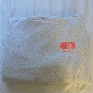 White Fox Gray Sweatshirt